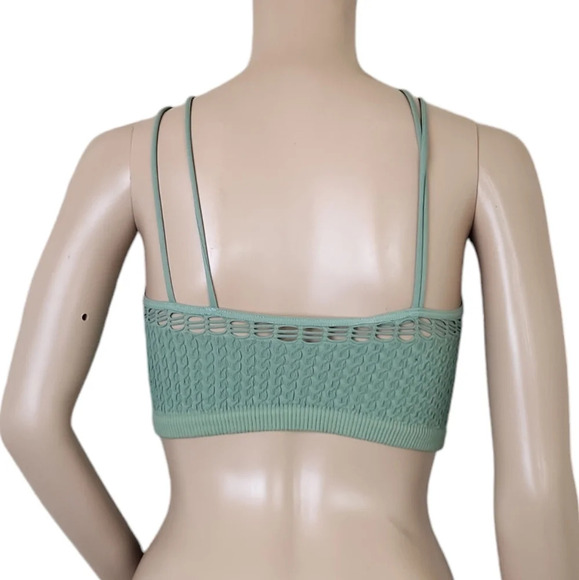 BKE Moss Green Strappy Bralette - Picture 2 of 3